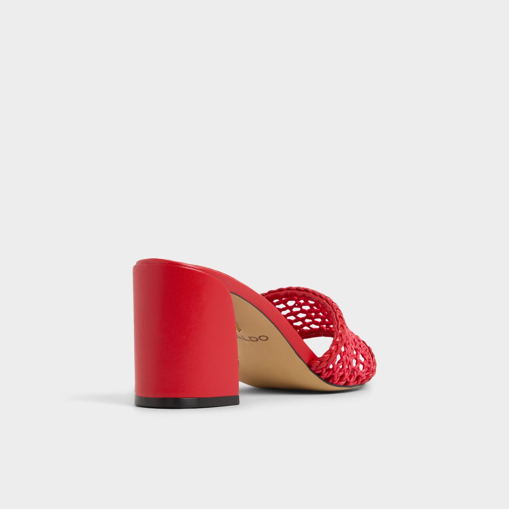 Beachdate Bright Red Women's Block heels - Heeled mule, Block heel | Aldo Classic