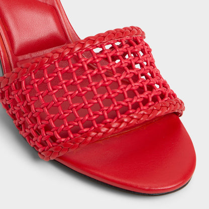 Beachdate Bright Red Women's Block heels - Heeled mule, Block heel | Aldo Classic