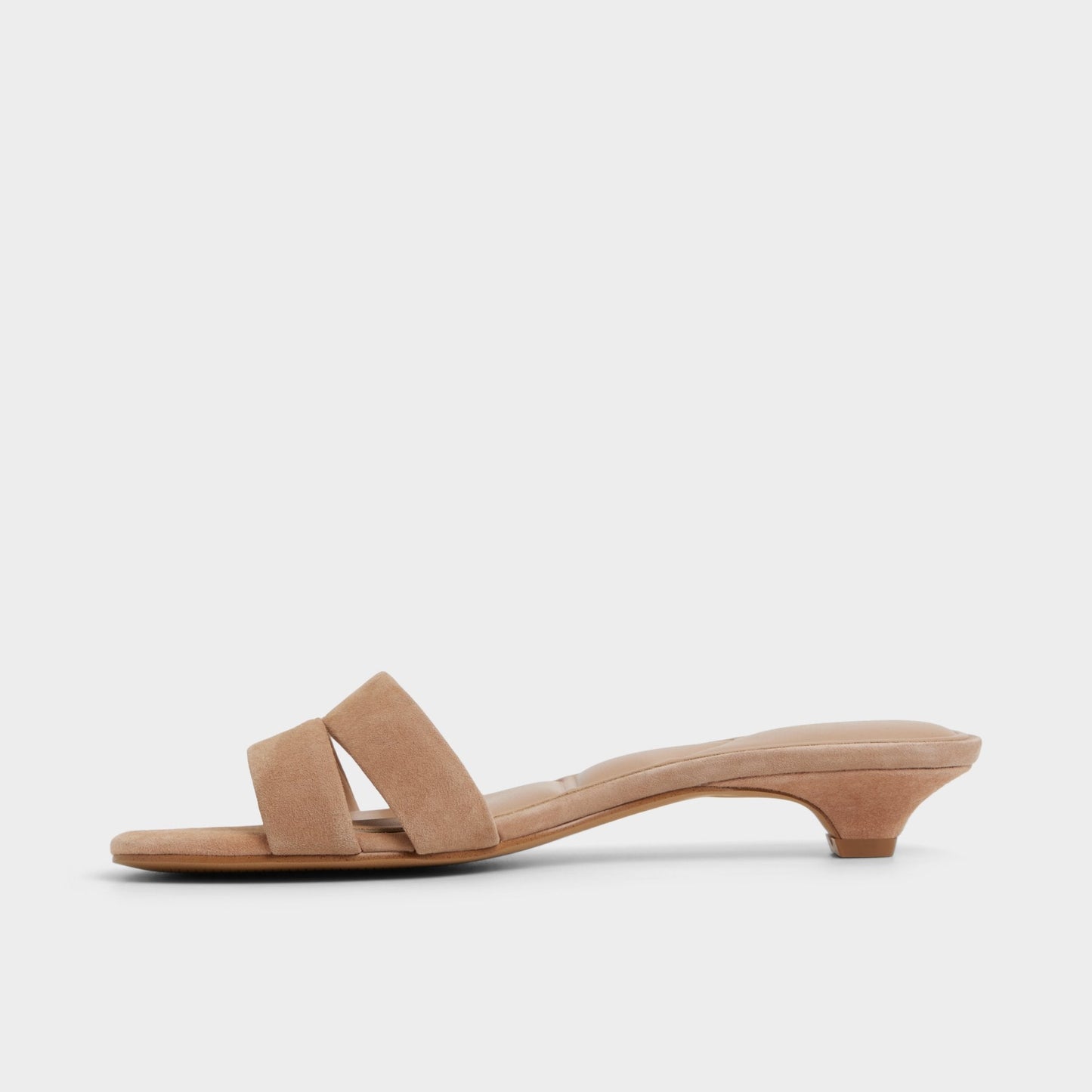 Scarletta Medium Brown Women's Heeled mules - Heeled mule, Kitten heel | Aldo Essential