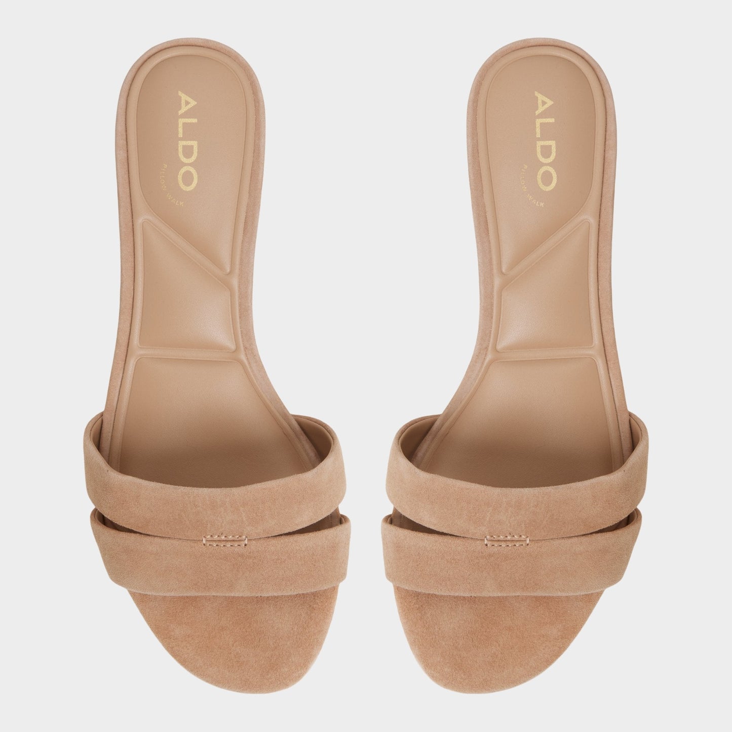 Scarletta Medium Brown Women's Heeled mules - Heeled mule, Kitten heel | Aldo Essential