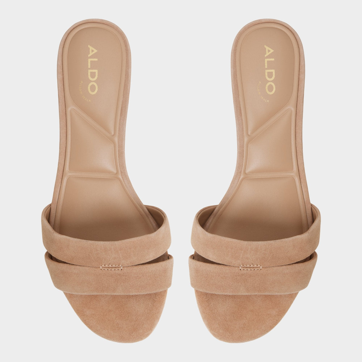 Scarletta Medium Brown Women's Heeled mules - Heeled mule, Kitten heel | Aldo Essential