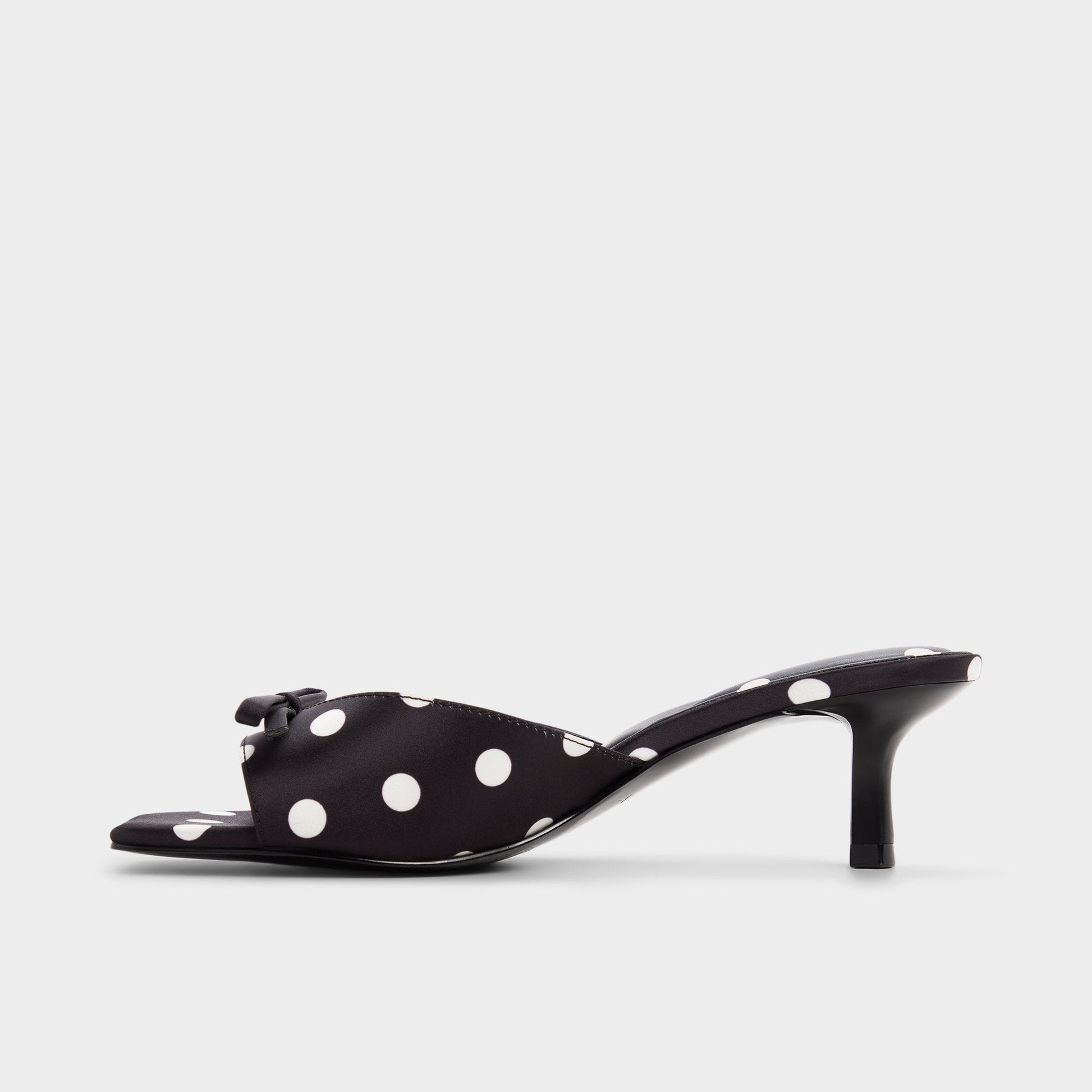 Belerose in Black White - Heeled mule, Stiletto heel | Aldo Premium