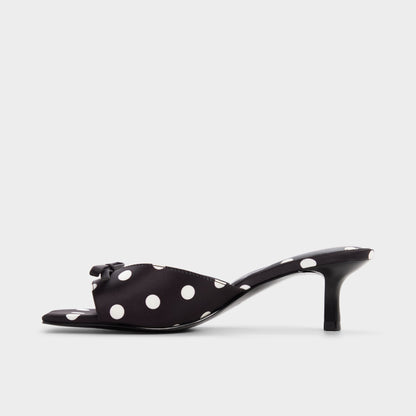 Belerose in Black White - Heeled mule, Stiletto heel | Aldo Premium