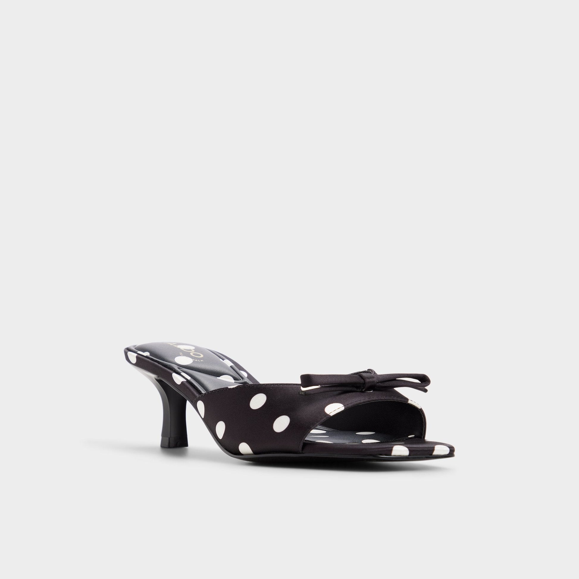 Belerose in Black White - Heeled mule, Stiletto heel | Aldo Premium