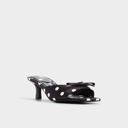 Belerose in Black White - Heeled mule, Stiletto heel | Aldo Premium