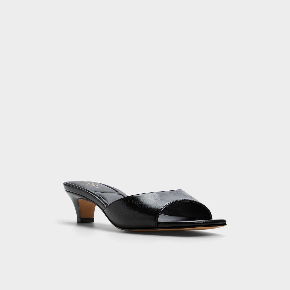Haeden Black Women's Heeled mules - Heeled mule, Kitten heel | Aldo Featured