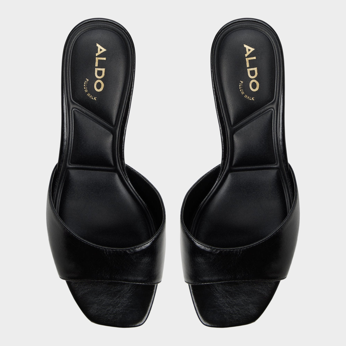 Haeden Black Women's Heeled mules - Heeled mule, Kitten heel | Aldo Featured