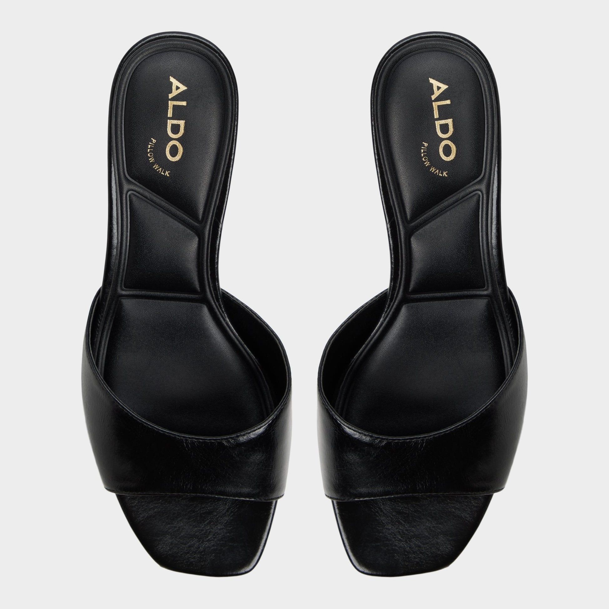Haeden Black Women's Heeled mules - Heeled mule, Kitten heel | Aldo Featured