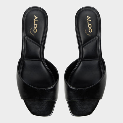 Haeden Black Women's Heeled mules - Heeled mule, Kitten heel | Aldo Featured