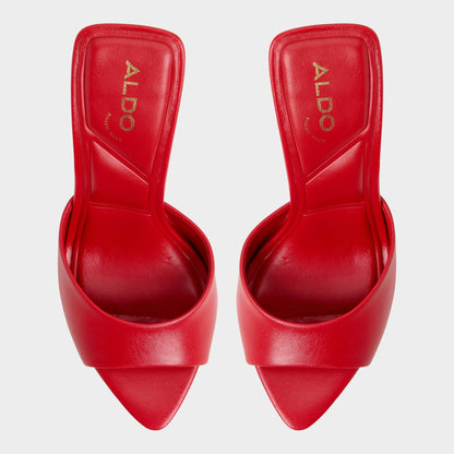 Madelan in Bright Red - Heeled mule, Stiletto heel | Aldo Popular