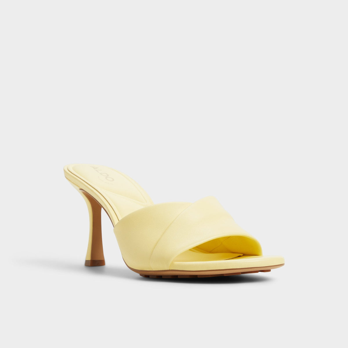 Lyhanna Light Yellow Women's Heeled mules - Heeled mule, Stiletto heel | Aldo Exclusive