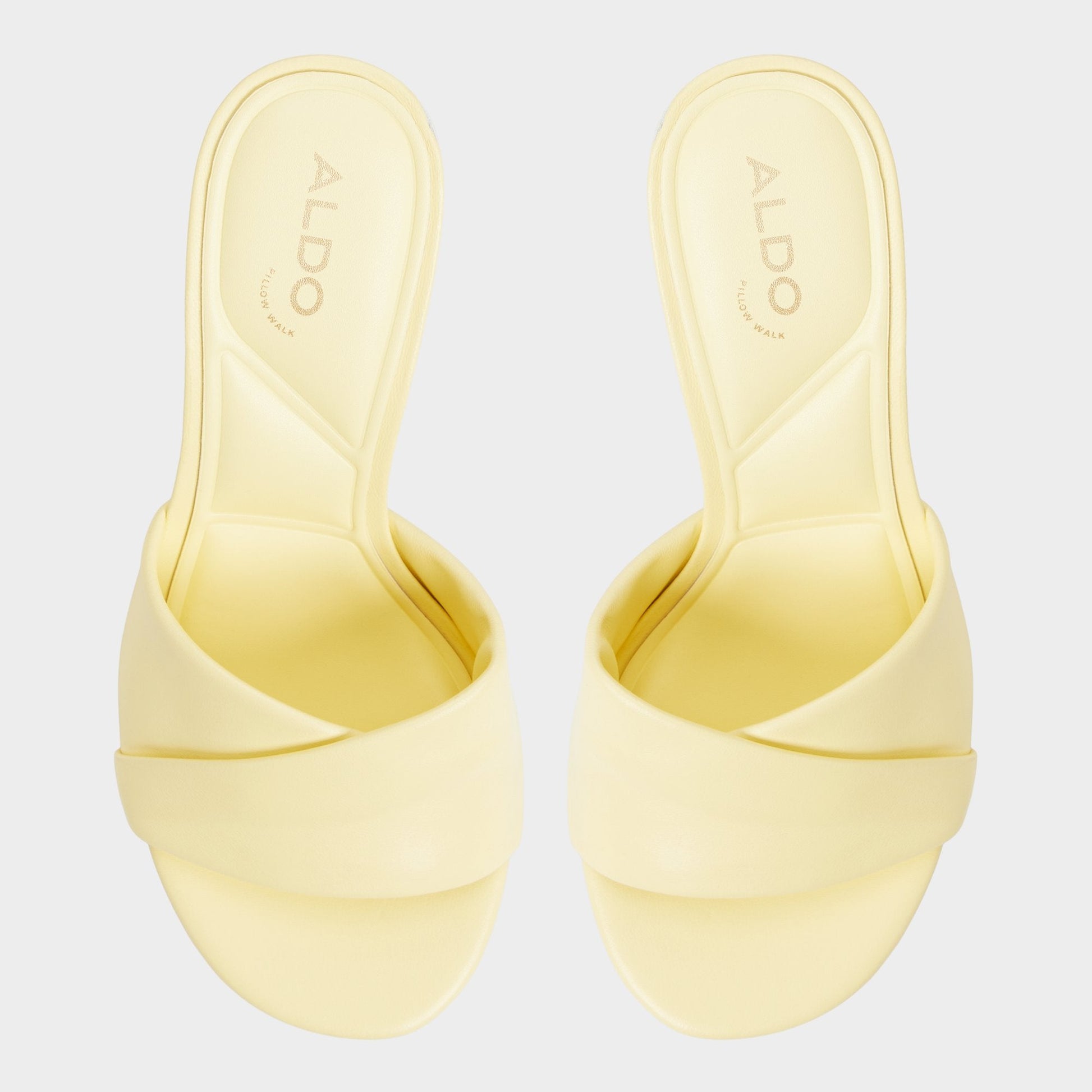 Lyhanna Light Yellow Women's Heeled mules - Heeled mule, Stiletto heel | Aldo Exclusive