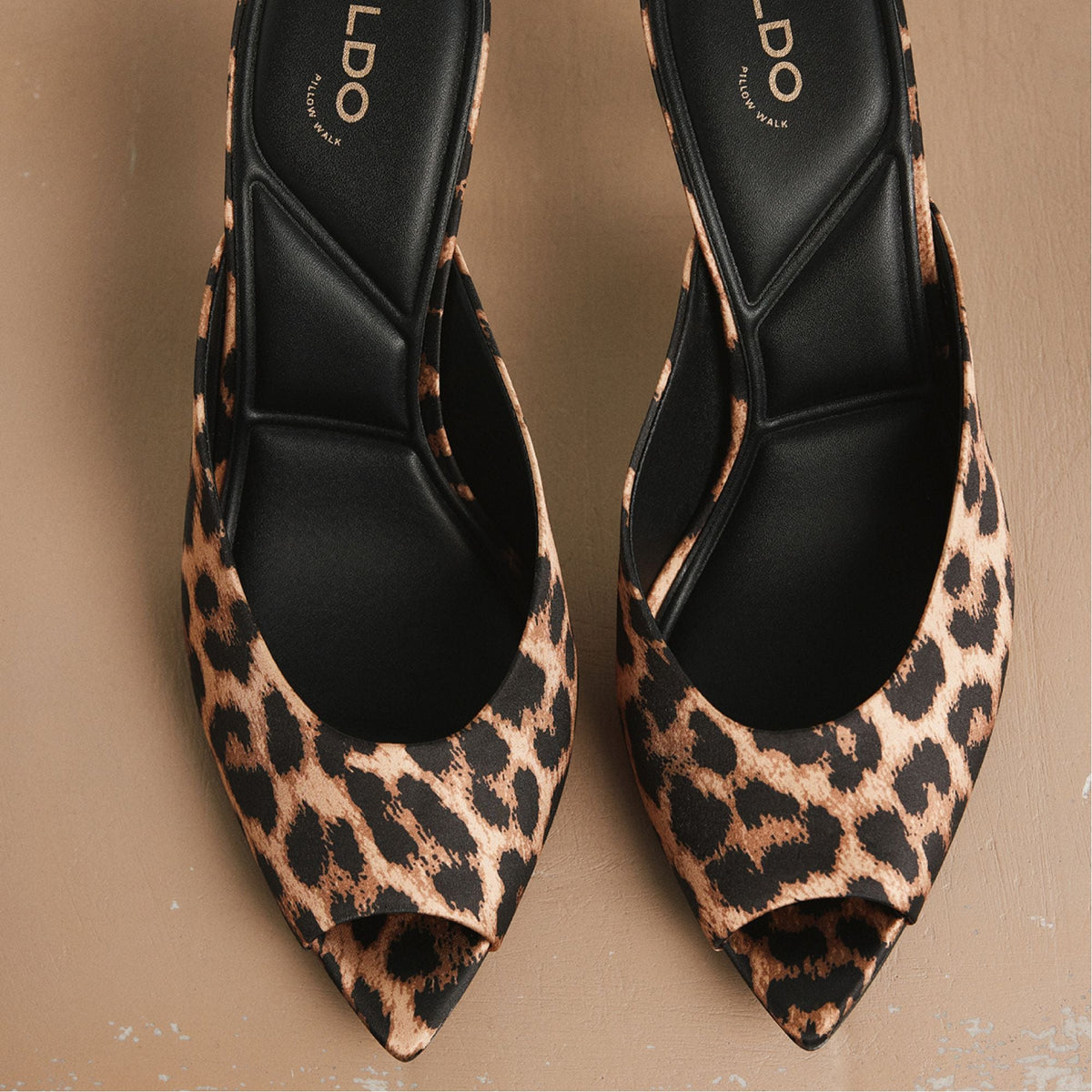Elenara Brown Multi Women's Heeled mules - Heeled mule, Stiletto heel | Aldo Signature