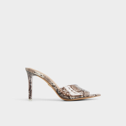 Anitabrilden Other Grey Women's Mule slides - Heeled mule, Stiletto heel | Aldo Classic
