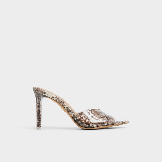 Anitabrilden Other Grey Women's Mule slides - Heeled mule, Stiletto heel | Aldo Classic