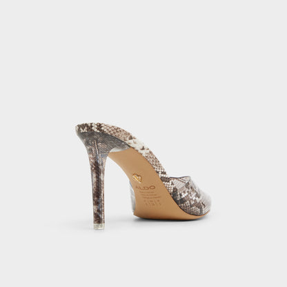 Anitabrilden Other Grey Women's Mule slides - Heeled mule, Stiletto heel | Aldo Classic