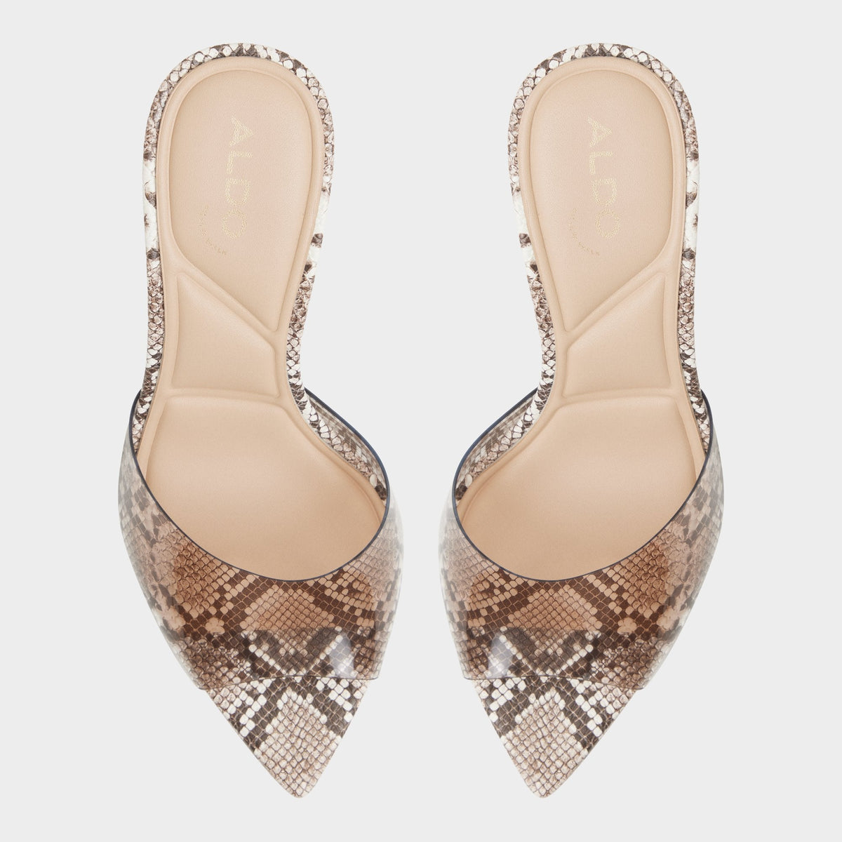 Anitabrilden Other Grey Women's Mule slides - Heeled mule, Stiletto heel | Aldo Classic