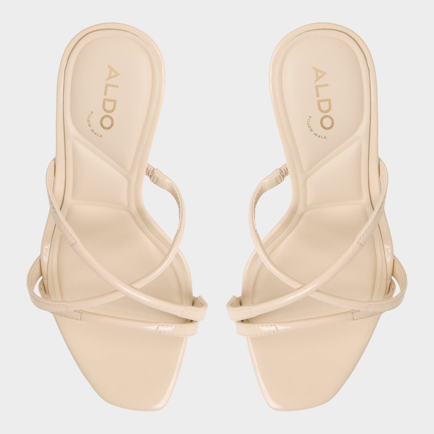 Velaia Light Beige Women's Heeled mules - Heeled mule, Stiletto heel | Aldo Essential