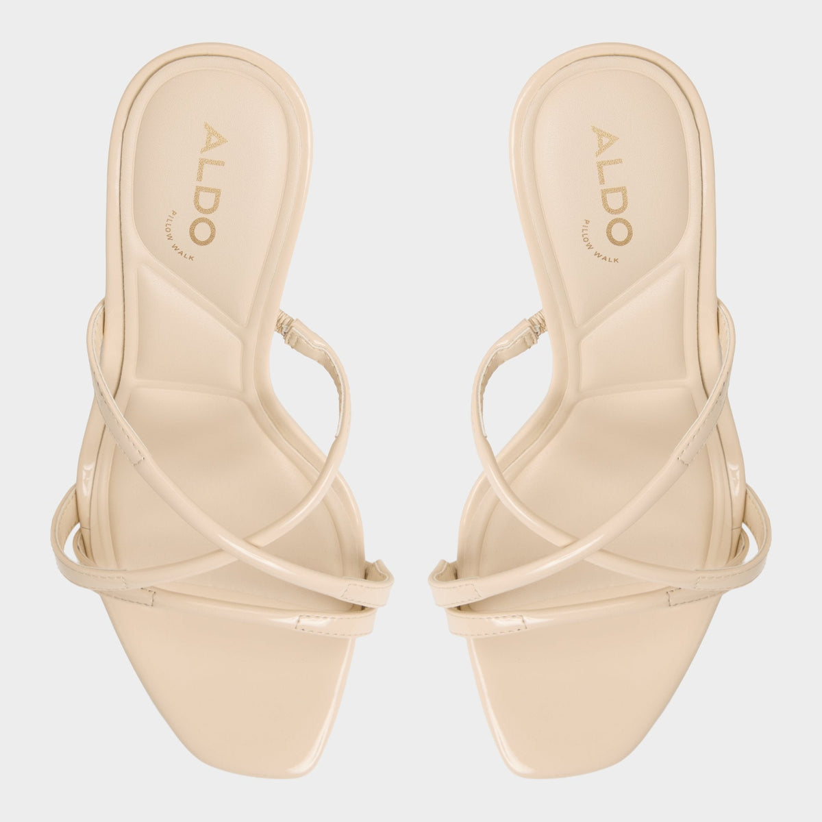 Velaia Light Beige Women's Heeled mules - Heeled mule, Stiletto heel | Aldo Essential