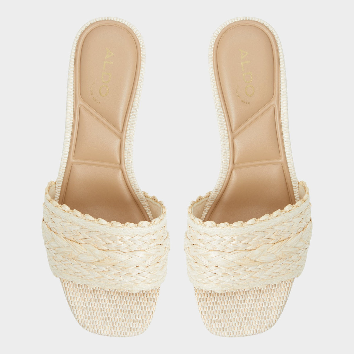 Claudina Natural Women's Block heels - Heeled mule, Block heel | Aldo Premium