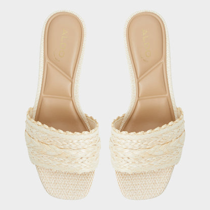 Claudina Natural Women's Block heels - Heeled mule, Block heel | Aldo Premium
