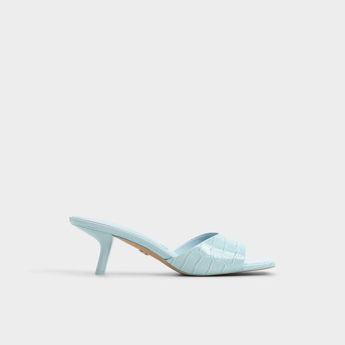 Enchanting Pastel Blue Women's Heeled mules - Heeled mule, Kitten heel | Aldo New