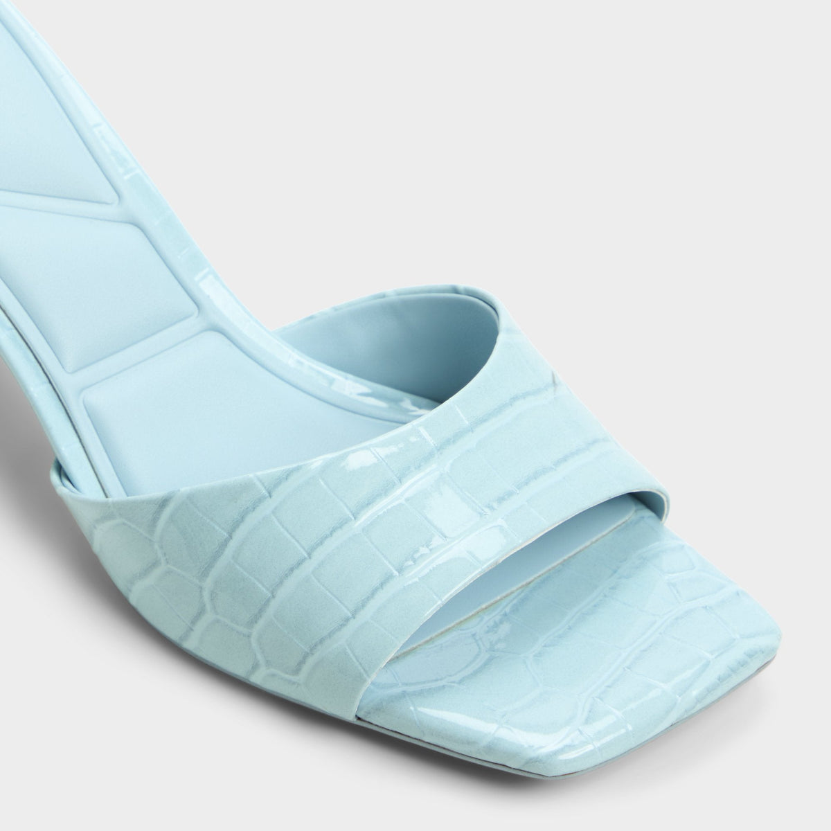 Enchanting Pastel Blue Women's Heeled mules - Heeled mule, Kitten heel | Aldo New