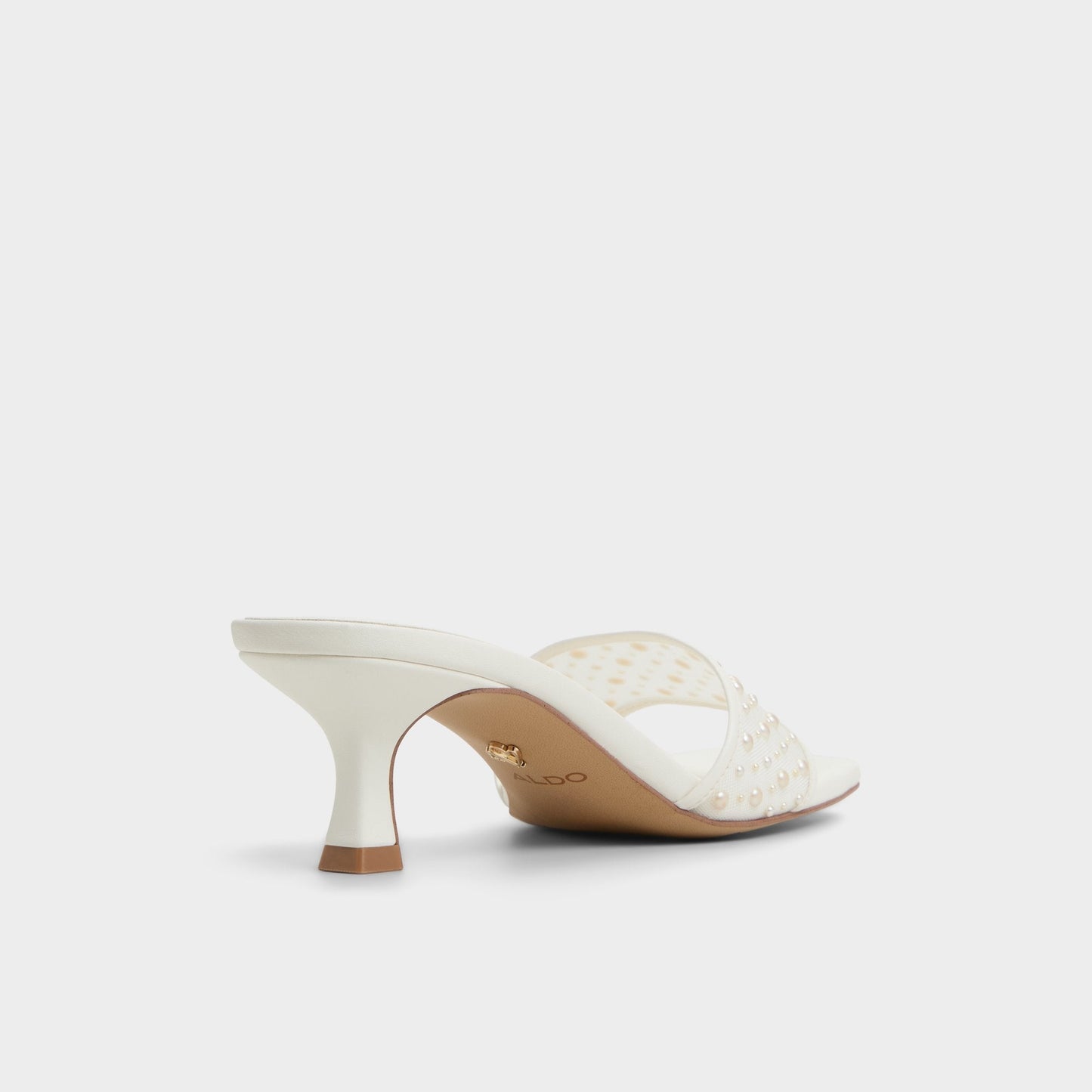 Pearlia White Women's Heeled mules - Heeled mule | Aldo Featured