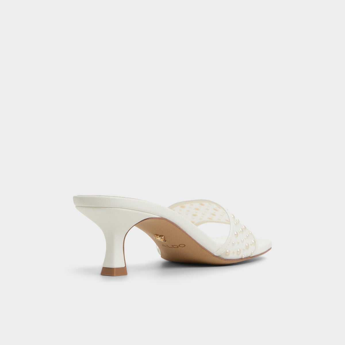 Pearlia White Women's Heeled mules - Heeled mule | Aldo Featured