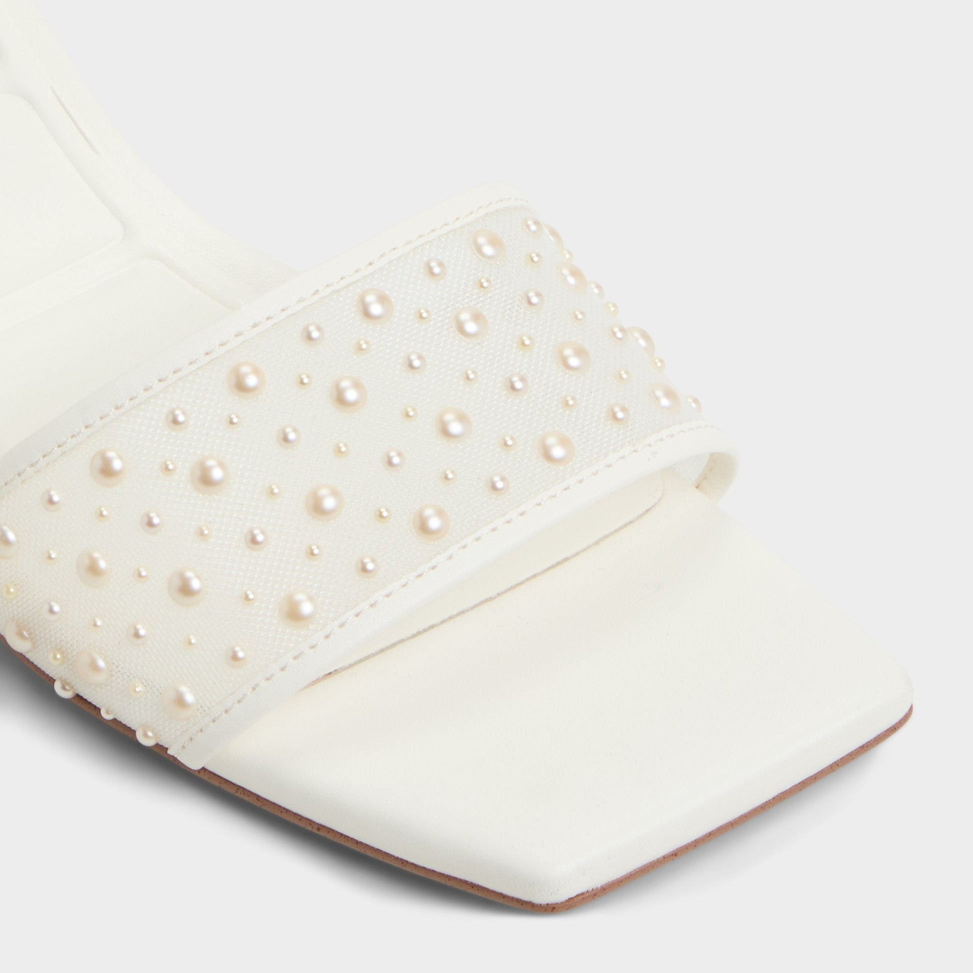 Pearlia White Women's Heeled mules - Heeled mule | Aldo Featured