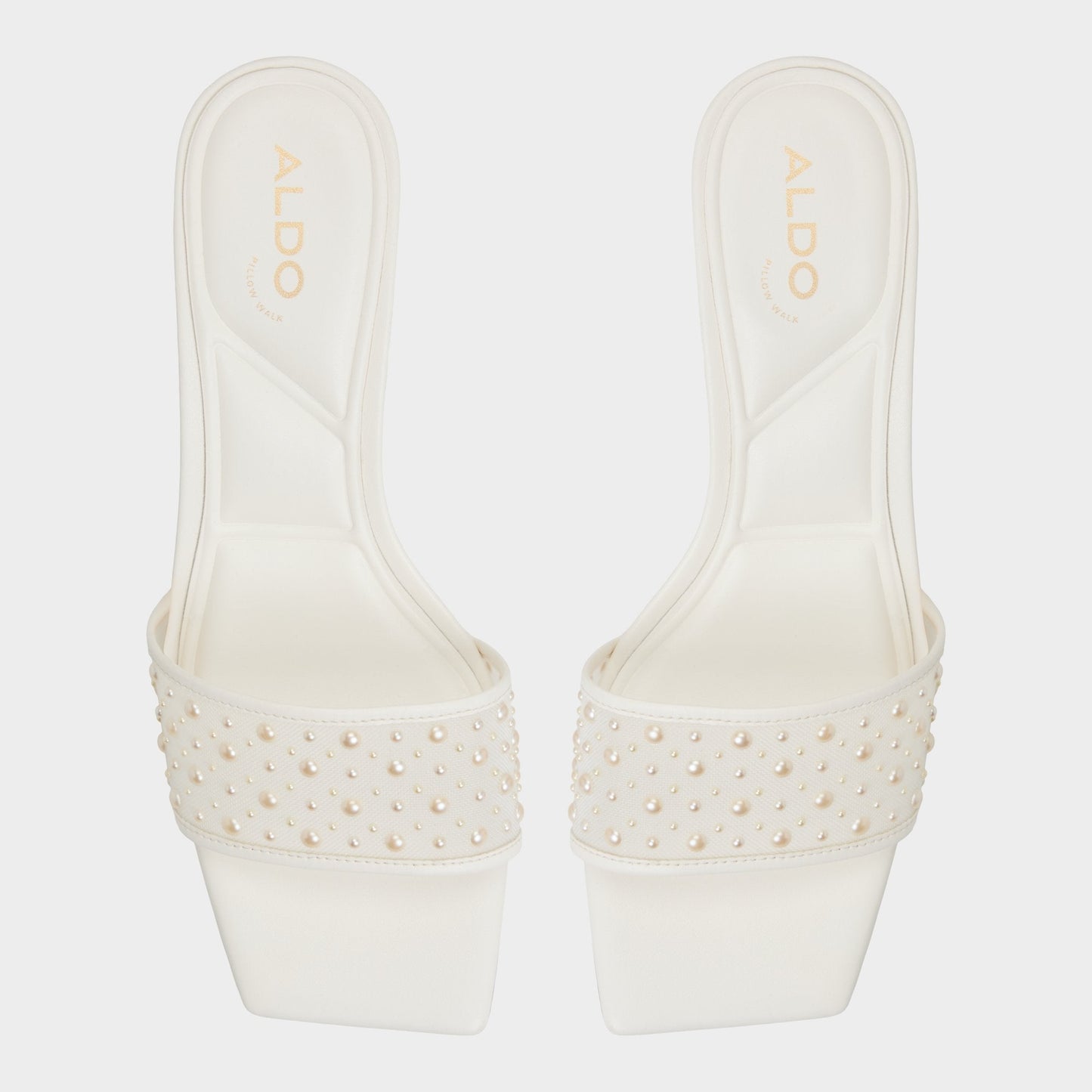 Pearlia White Women's Heeled mules - Heeled mule | Aldo Featured
