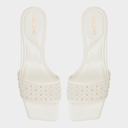 Pearlia White Women's Heeled mules - Heeled mule | Aldo Featured