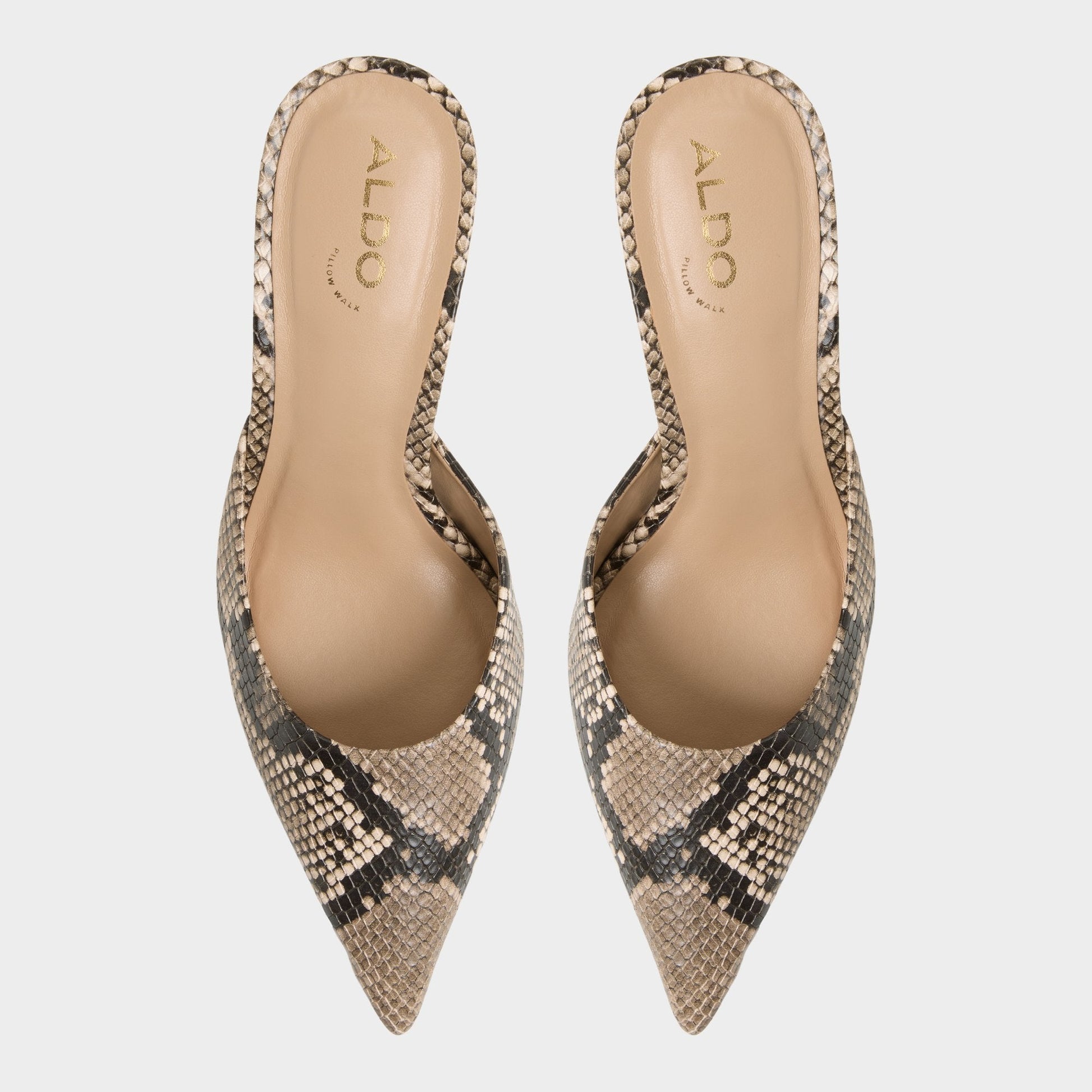 Beatrixy Python Women's Heeled mules - Heeled mule, Stiletto heel | Aldo Trending