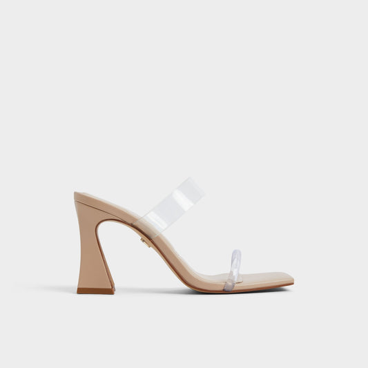 Calley Tan Women's Heeled mules - Heeled mule, Block heel | Aldo Exclusive