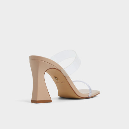 Calley Tan Women's Heeled mules - Heeled mule, Block heel | Aldo Exclusive