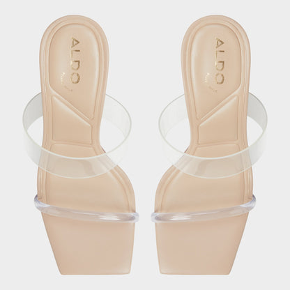 Calley Tan Women's Heeled mules - Heeled mule, Block heel | Aldo Exclusive