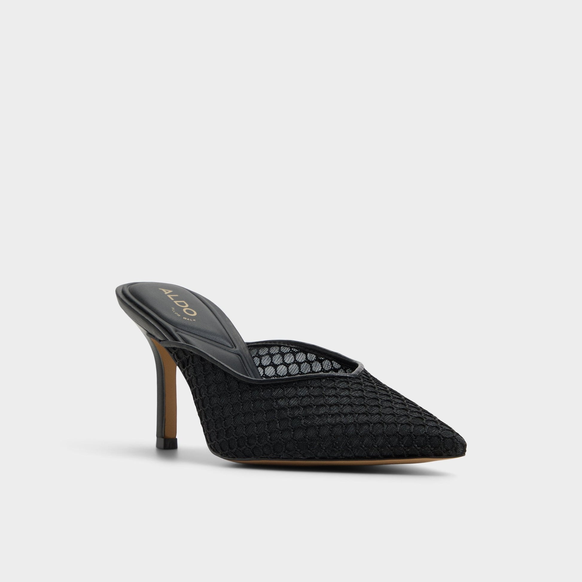 Gamilia Black Women's Kitten heels - Heeled mule, Kitten heel | Aldo Signature