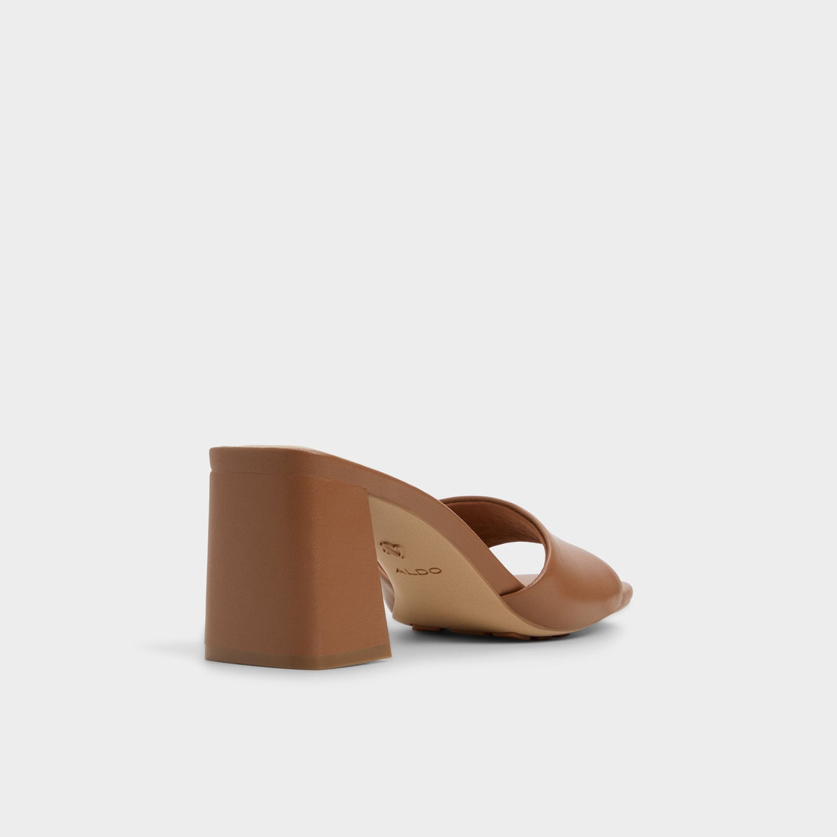 Tisha Tan Women's Heeled mules - Heeled mule, Block heel | Aldo Classic