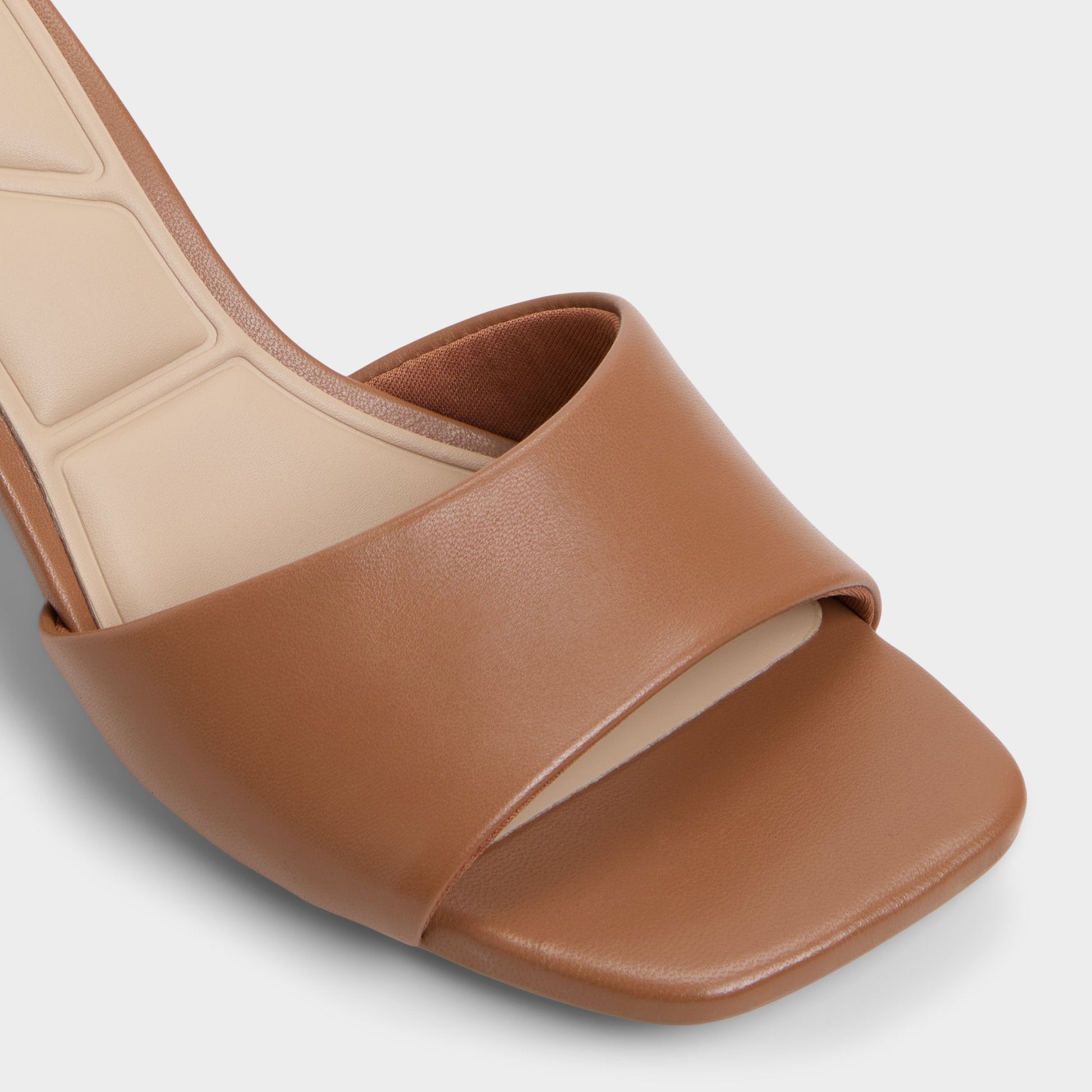 Tisha Tan Women's Heeled mules - Heeled mule, Block heel | Aldo Classic