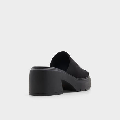 Harrietta Black Women's Wedges - Heeled mule, Block heel | Aldo New