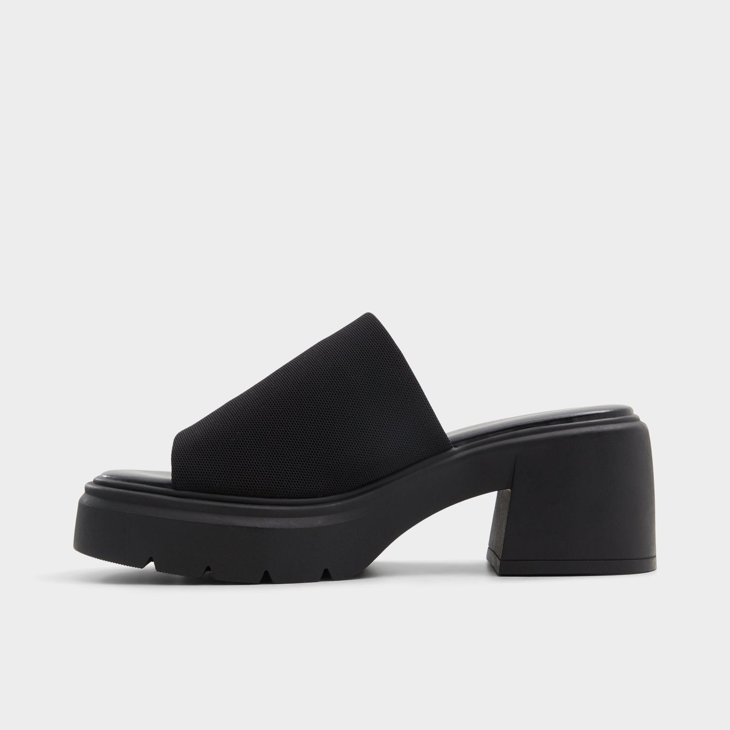 Harrietta Black Women's Wedges - Heeled mule, Block heel | Aldo New