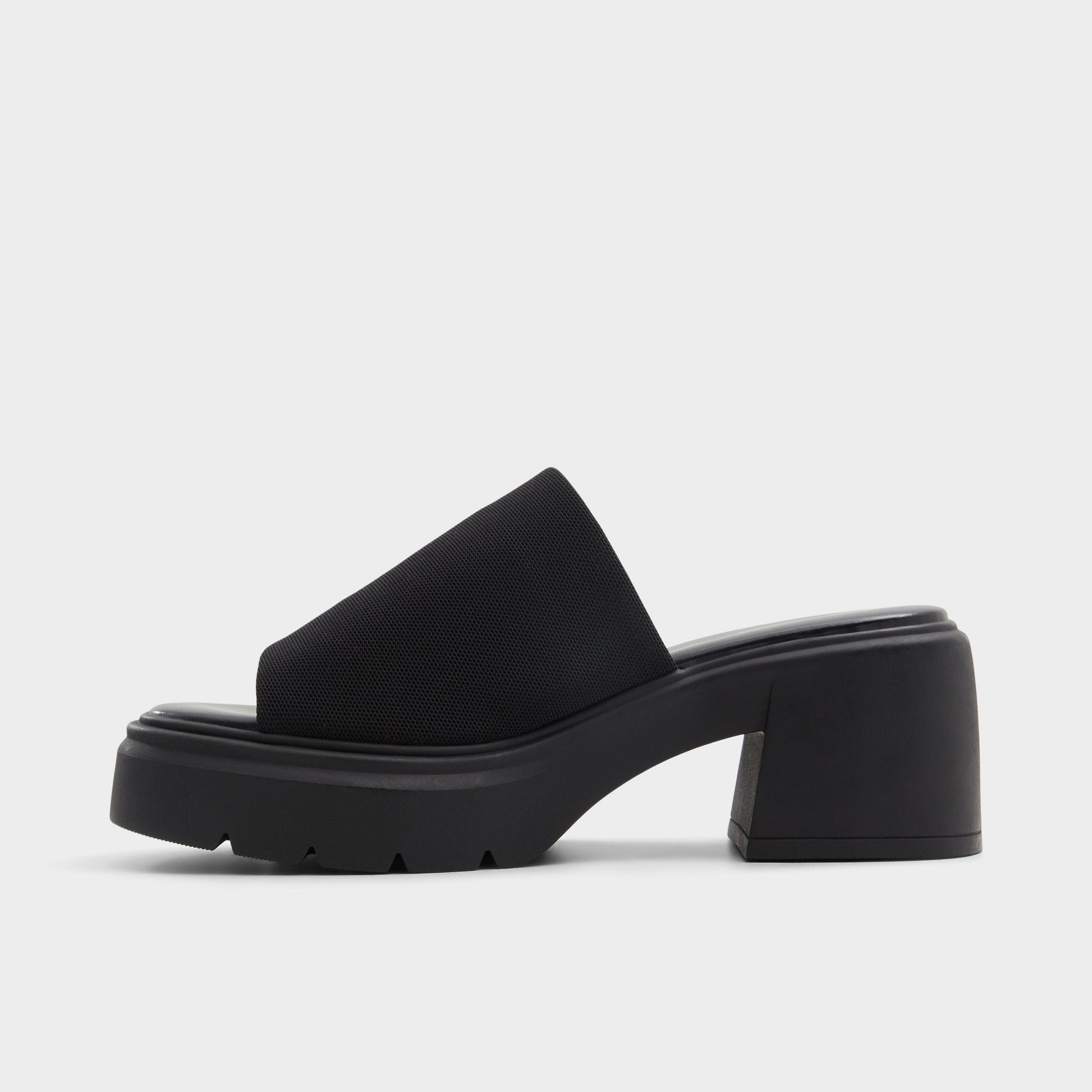 Harrietta Black Women's Wedges - Heeled mule, Block heel | Aldo New