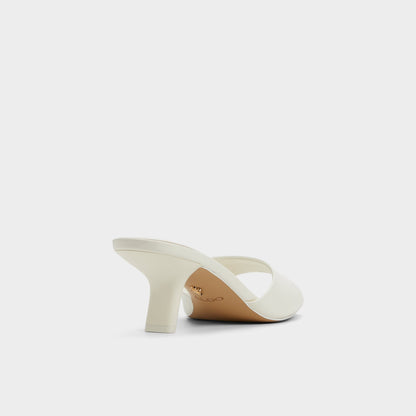 Enchanting White Women's Heeled mules - Heeled mule, Kitten heel | Aldo Trending