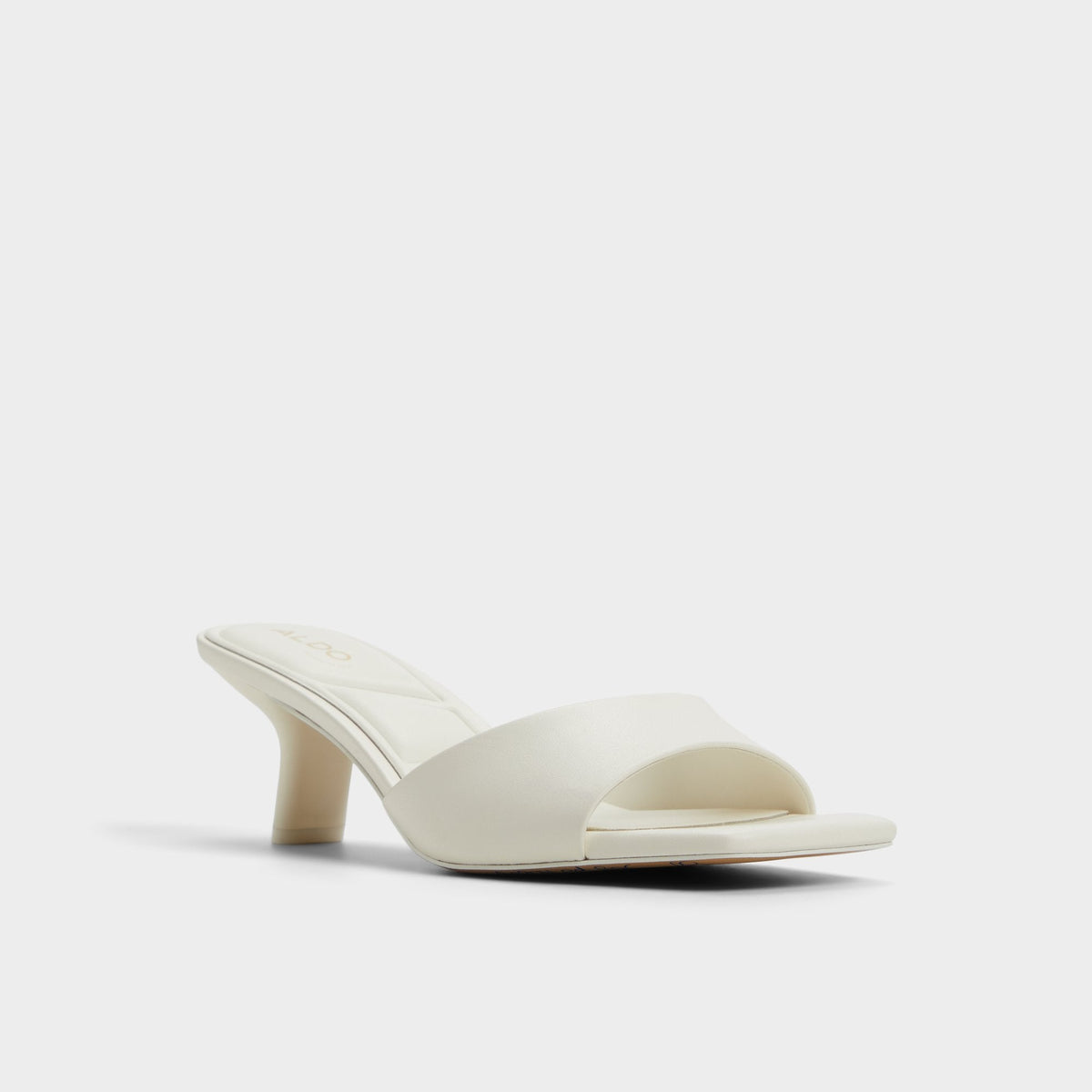 Enchanting White Women's Heeled mules - Heeled mule, Kitten heel | Aldo Trending