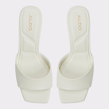 Enchanting White Women's Heeled mules - Heeled mule, Kitten heel | Aldo Trending