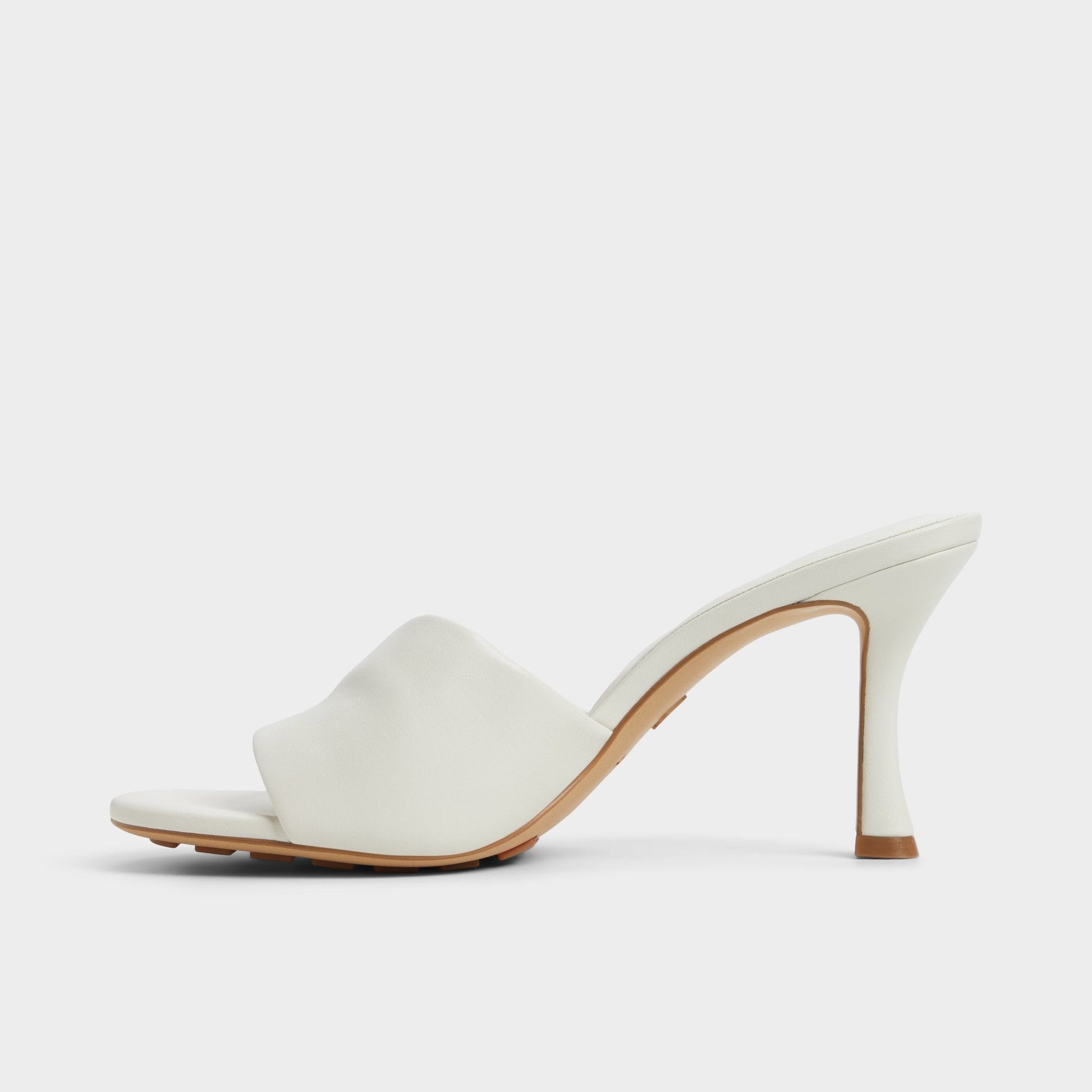 Lyhanna White/Bone Women's Heeled mules - Heeled mule, Stiletto heel | Aldo Recommended
