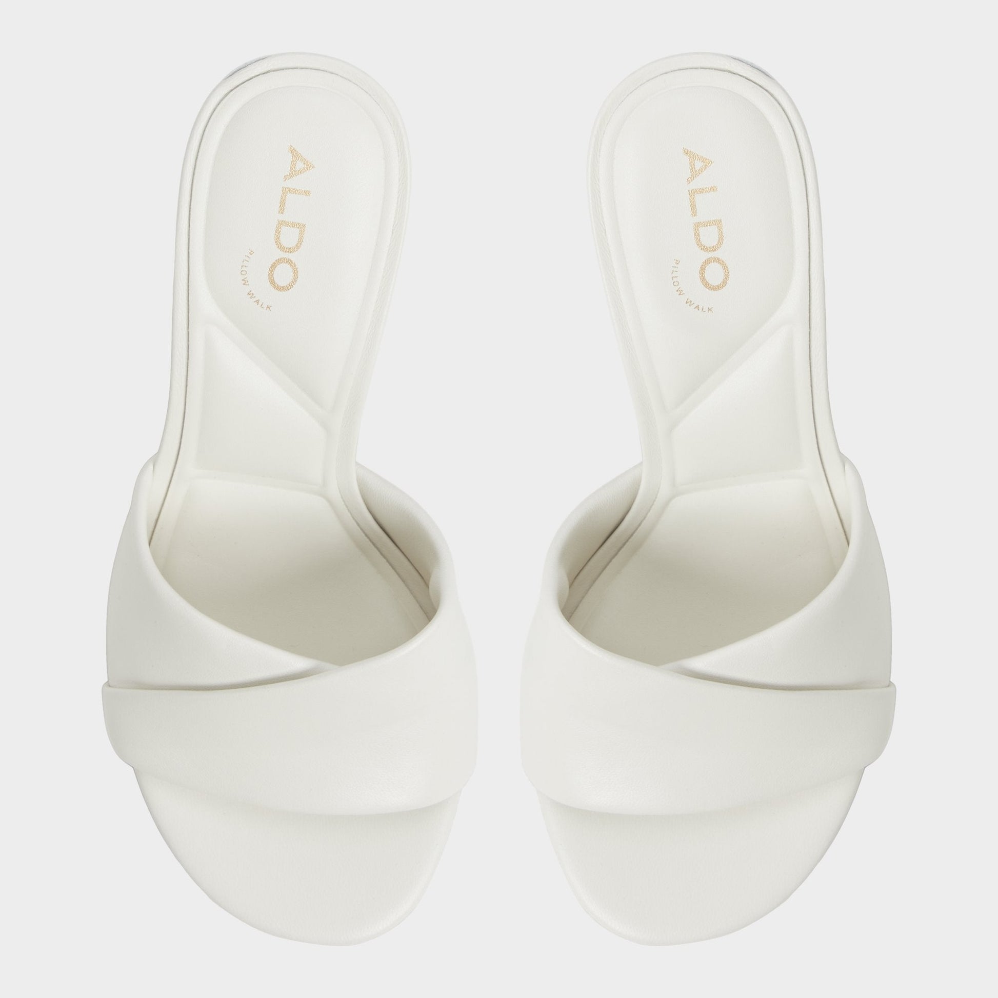 Lyhanna White/Bone Women's Heeled mules - Heeled mule, Stiletto heel | Aldo Recommended