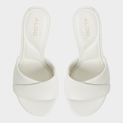 Lyhanna White/Bone Women's Heeled mules - Heeled mule, Stiletto heel | Aldo Recommended