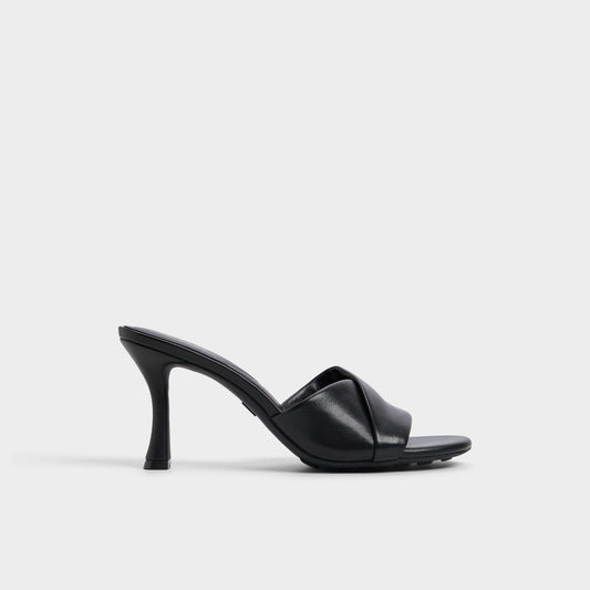 Lyhanna Black Women's Heeled mules - Heeled mule, Stiletto heel | Aldo Exclusive