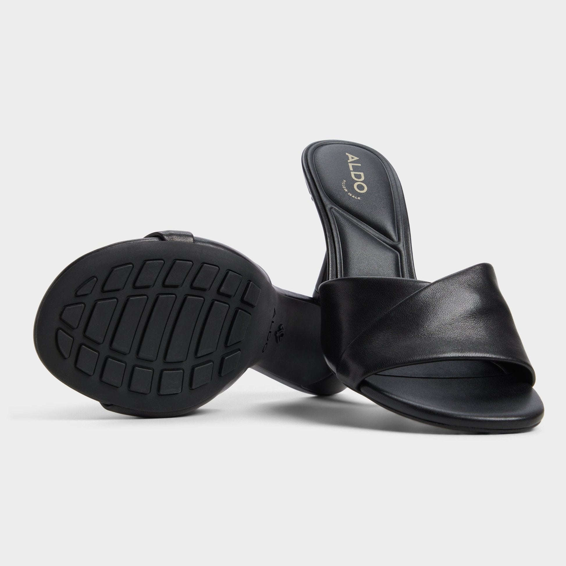 Lyhanna Black Women's Heeled mules - Heeled mule, Stiletto heel | Aldo Exclusive